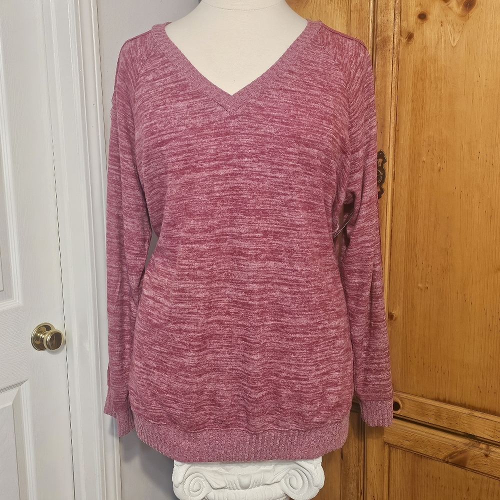Torrid Women's V-Neck Sweater - Maroon